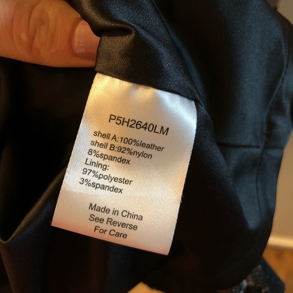 Parker Silver Lamb Leather Halter Mini Dress, S - Picture 8 of 8